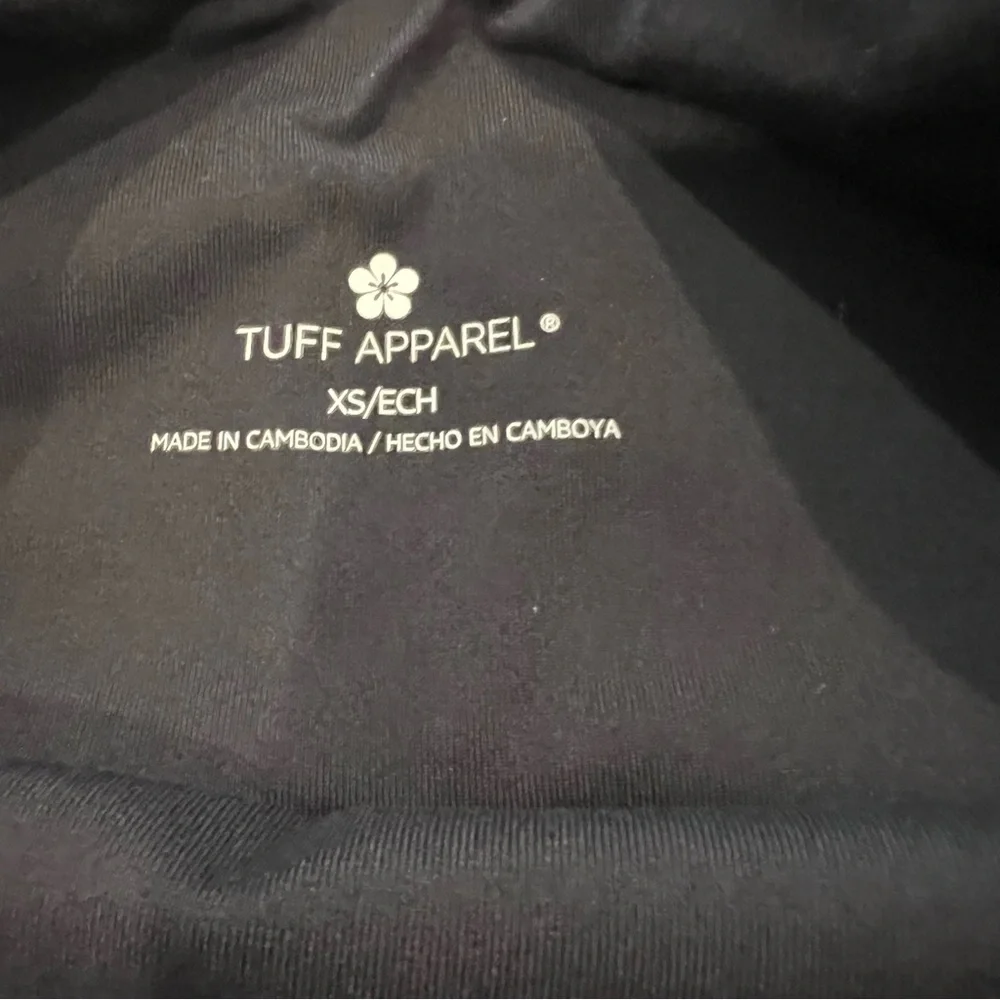 Tuff Apparel Black and Grey Snakeskin Print Pants Size X Small With Side Pockets